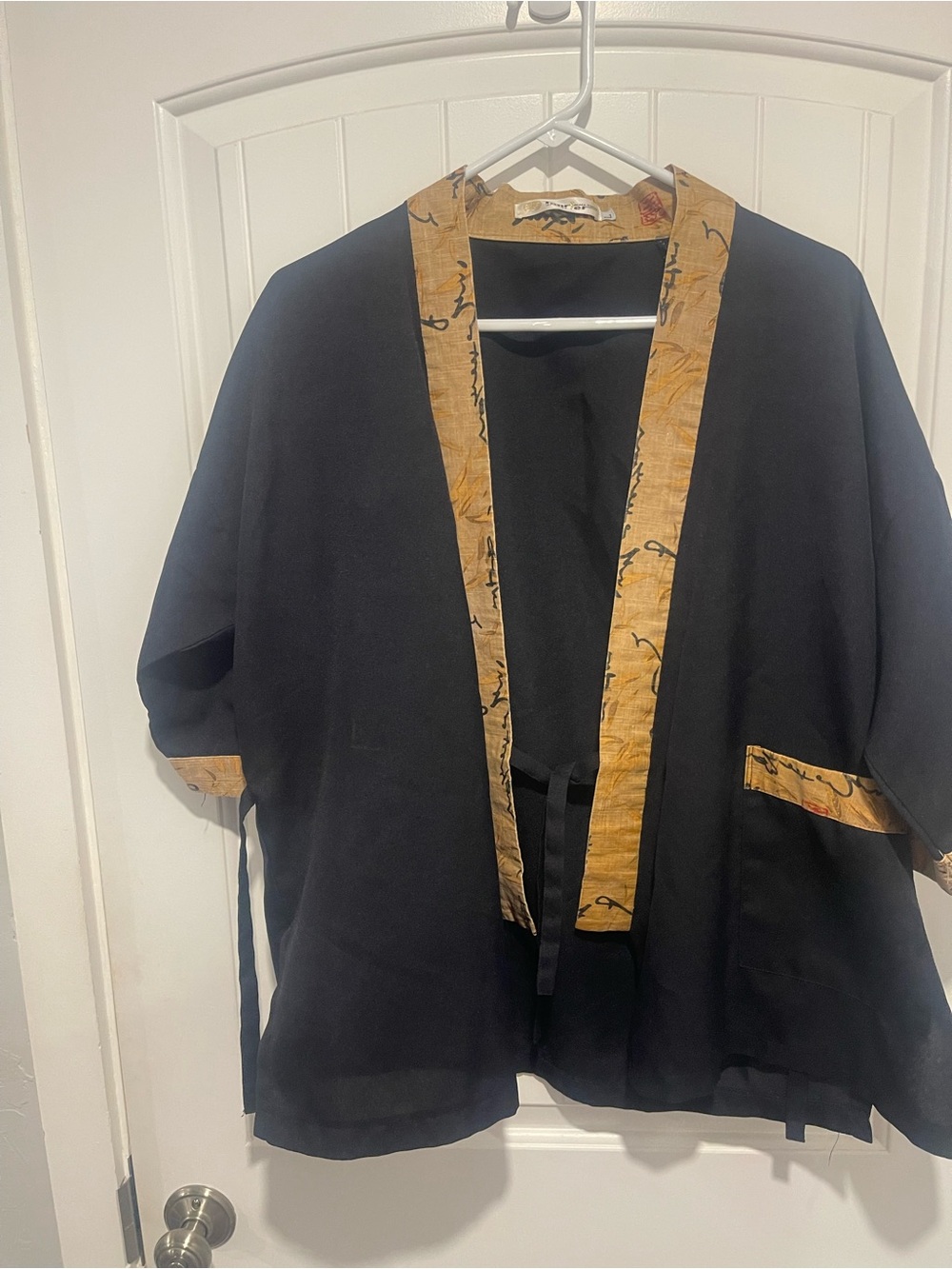 Pretty Pier Osaka Tokyo Black Kimono Jacket Cardigan One Size Boho